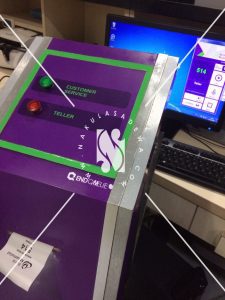 Ticketing Button Mesin Antrian Bank Muamalat