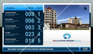 Digital Signage Politeknik Batam