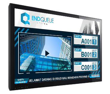 digital signage antrian online