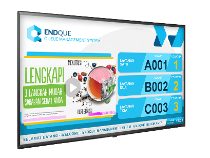 digital signage antrian