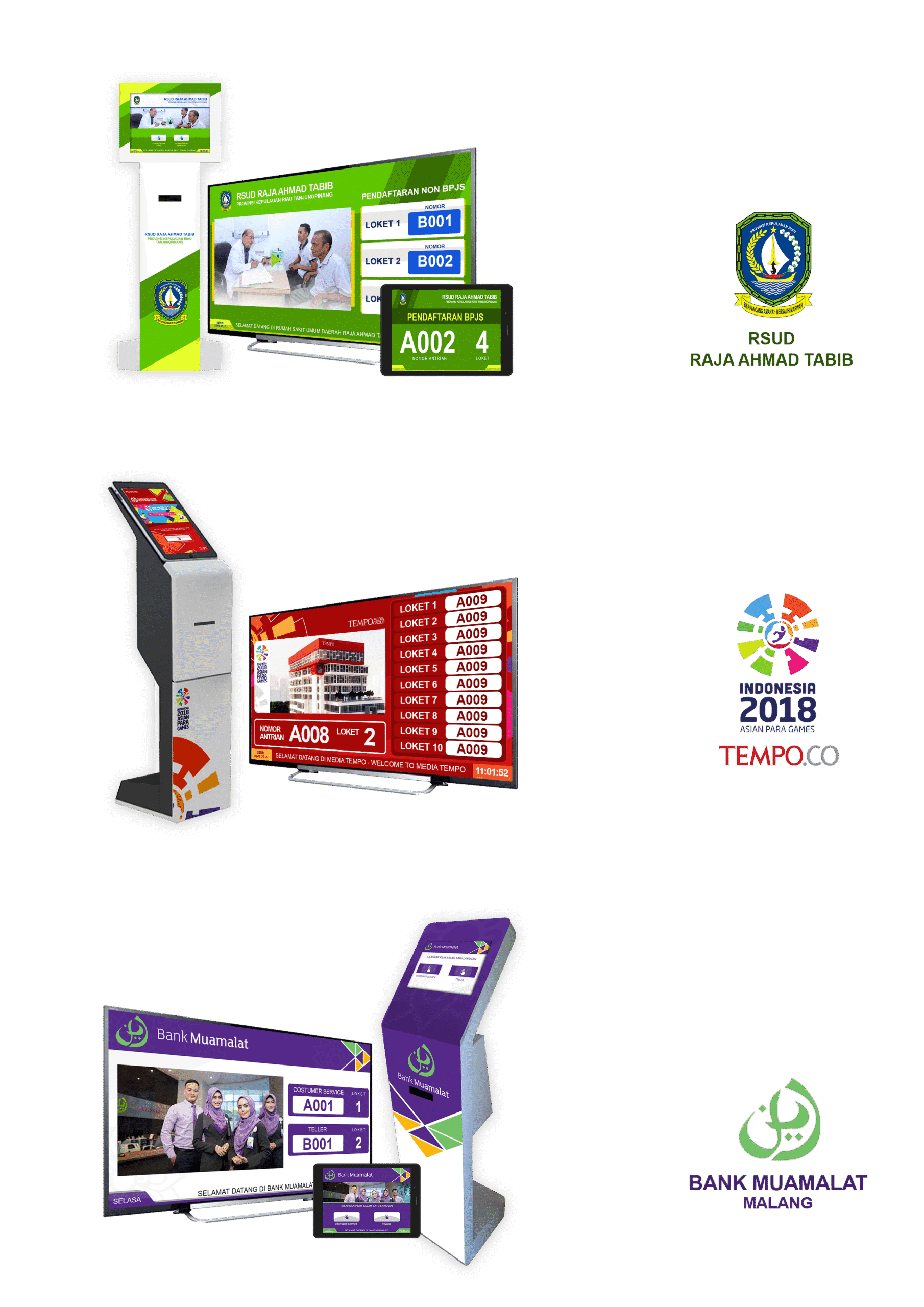 jual mesin antrian semarang