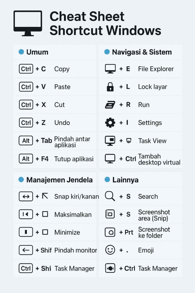 shortcut windows